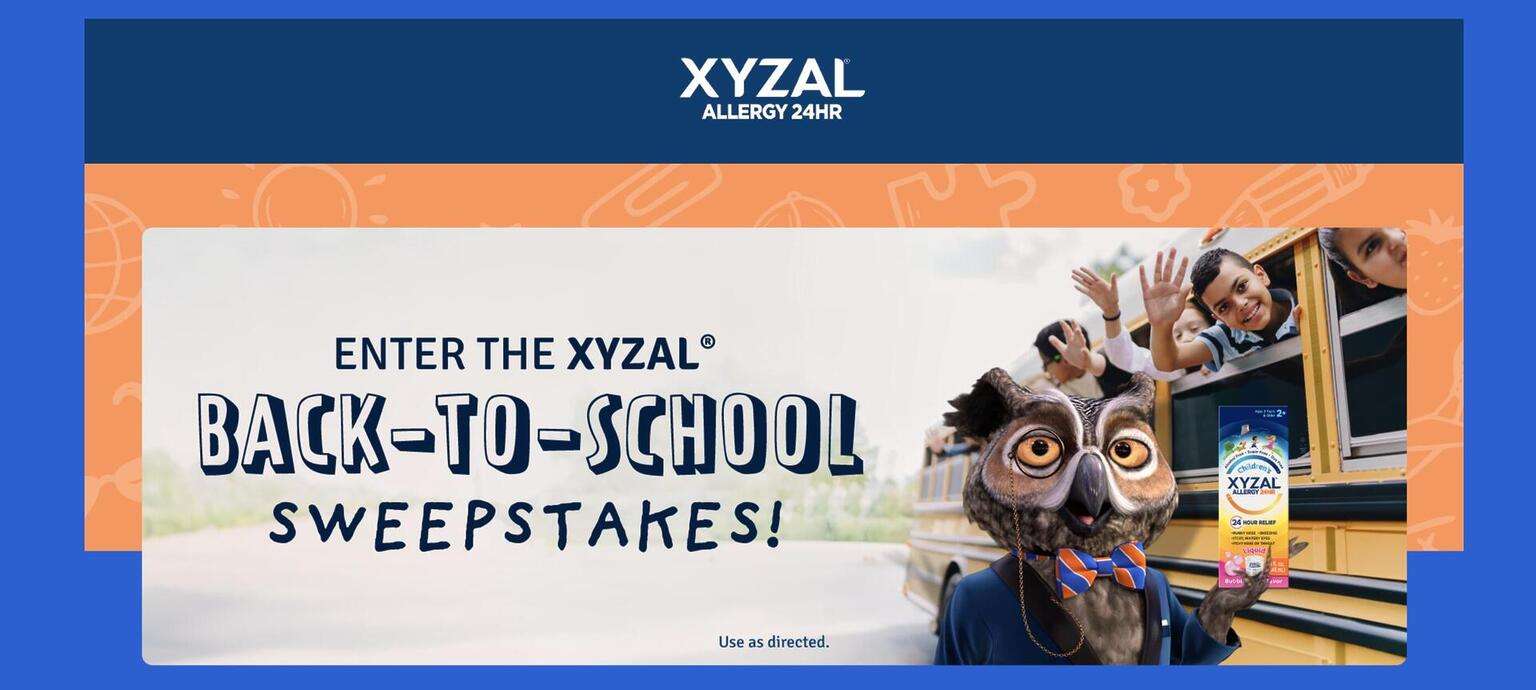 Win A $500 Walmart Gift Card In Xyzal’s Back-To-School Sweepstakes!